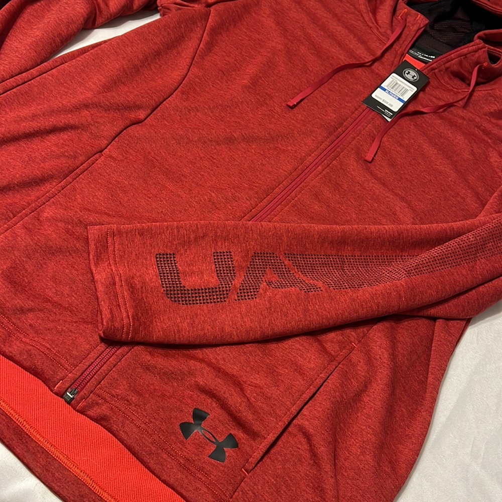 NWT MENS UNDER ARMOUR FLEECE JACKET - Picture 4 of 7
